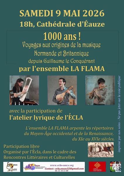 Concert de l'ensemble la Flama_Eauze