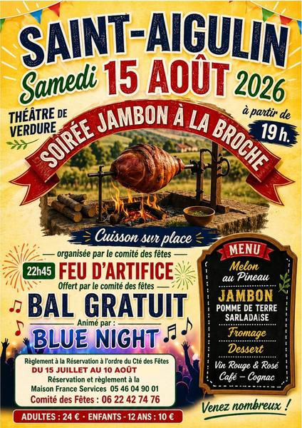 Soirée jambon à la broche
