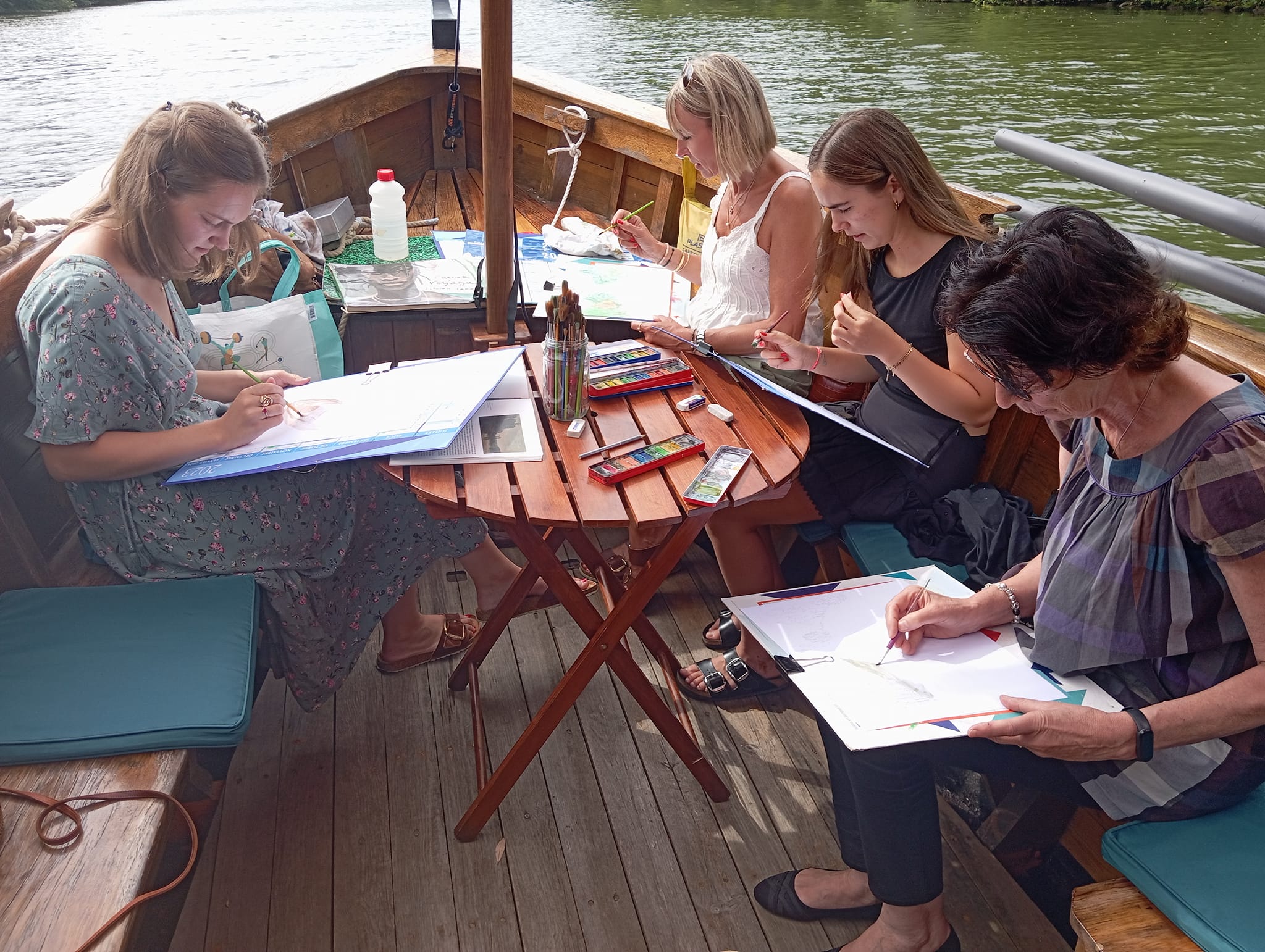 Atelier croquis sur le Botin