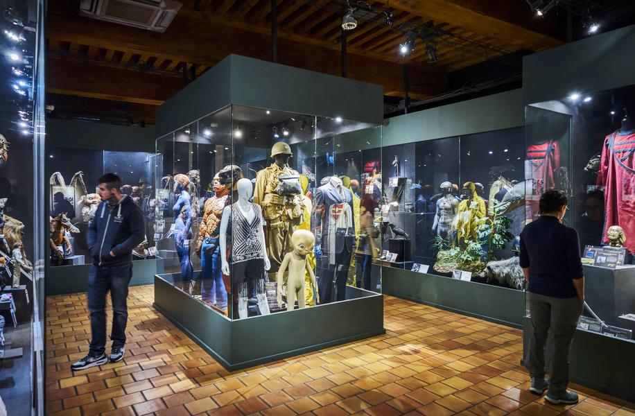 La salle des costumes et animatronics