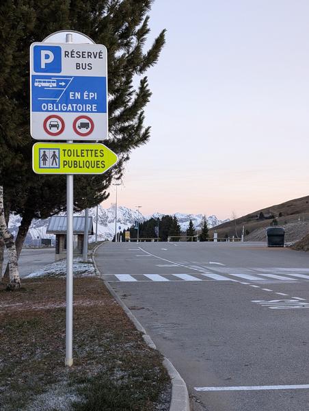Parking du Col - Bus_Les Saisies
