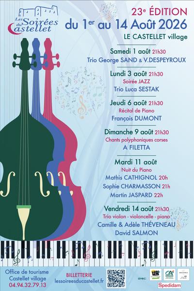 Festival "Les Soirées du Castellet" - Nuit du piano_Le Castellet