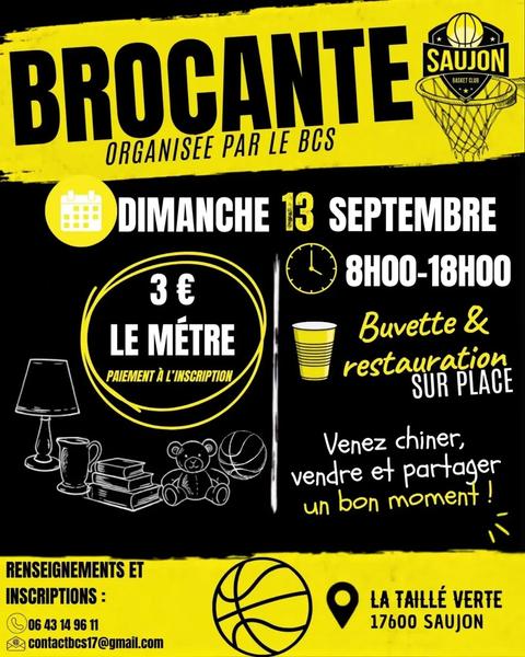 Brocante & vide-grenier du Basket Club