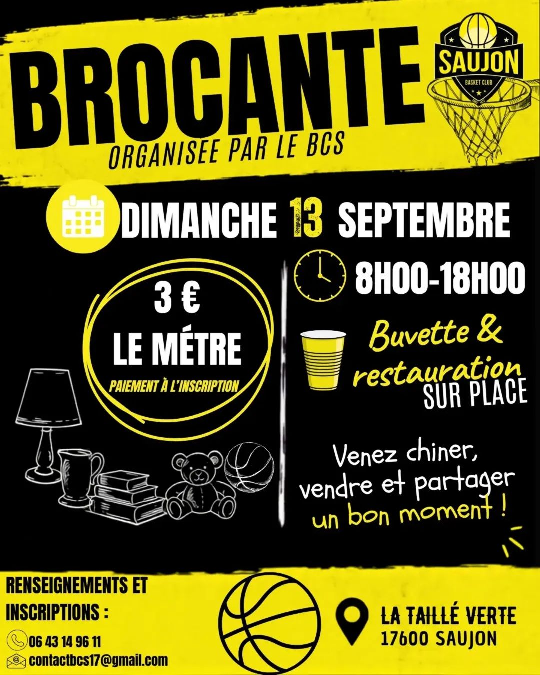 Brocante & vide-grenier du Basket Club
