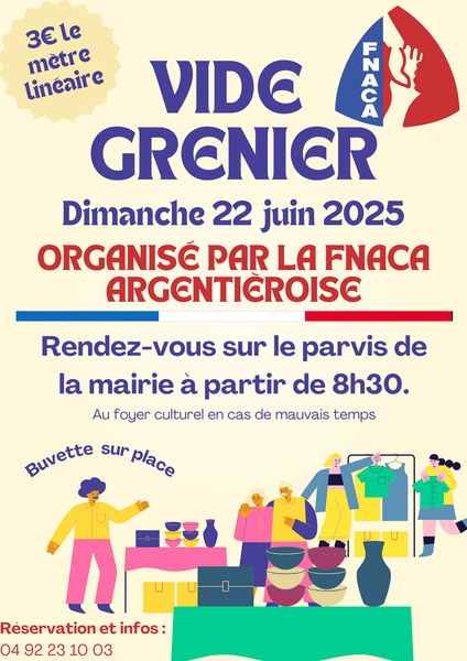 Vide-grenier de la FNACA_L'Argentière-la-Bessée