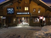 Café Zeph façade en hiver
