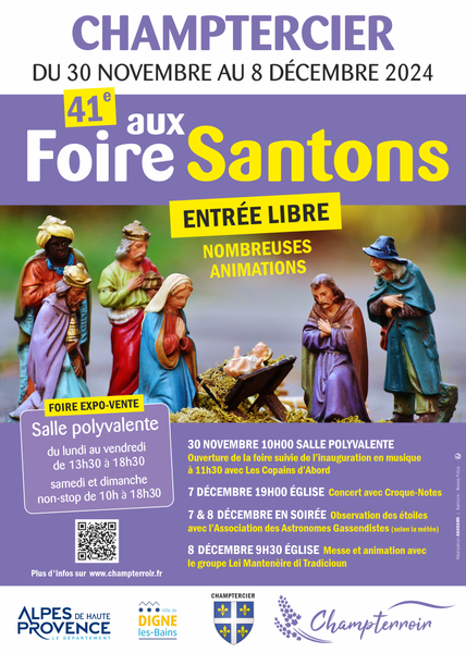 Foire aux santons - 41ème édition Du 30 nov au 8 déc 2024