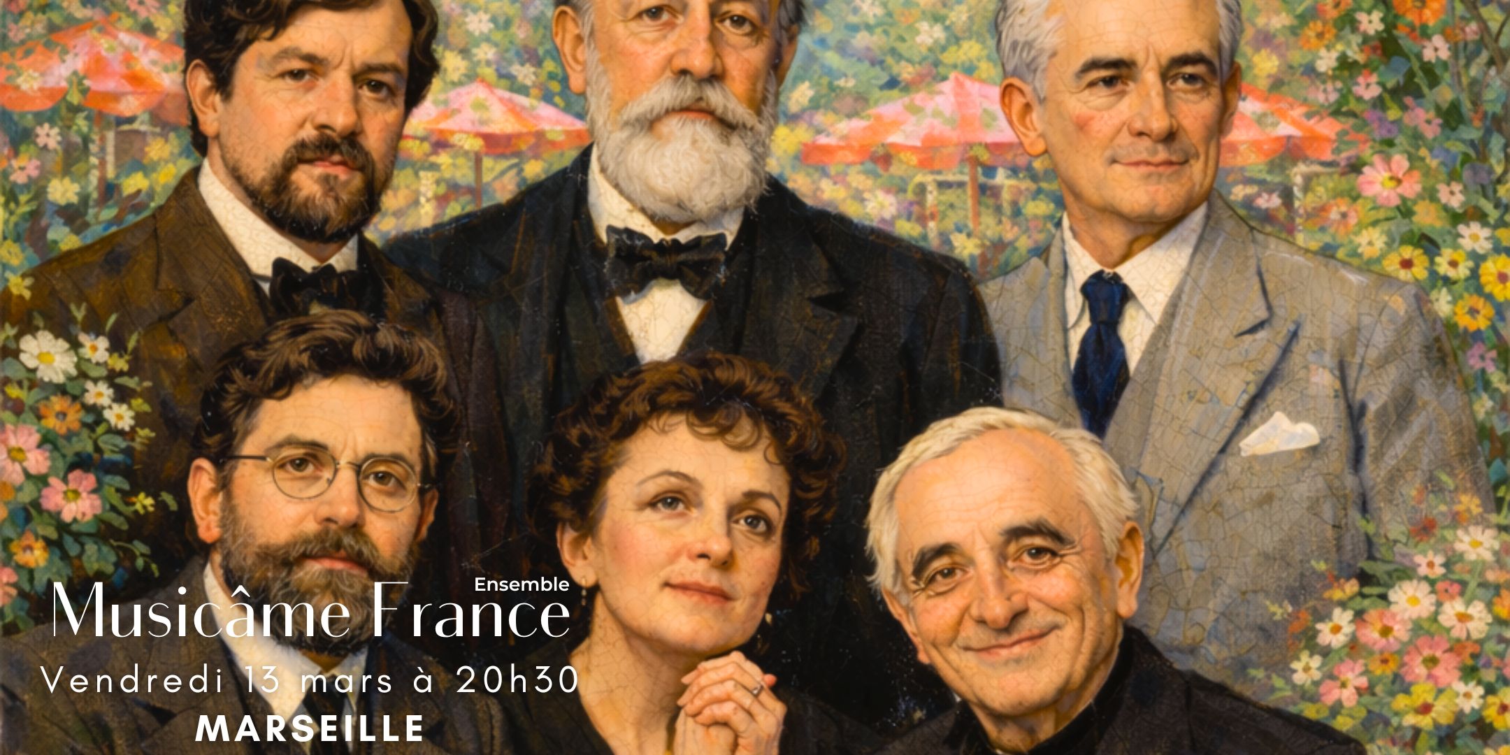 Concert Musicâme : Debussy, Bizet, Aznavour, Piaff, Saint-Saëns, Fauré, Ravel