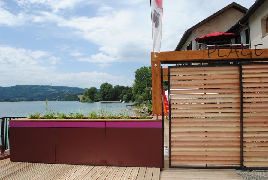 Entrée de la Plage Le Pin