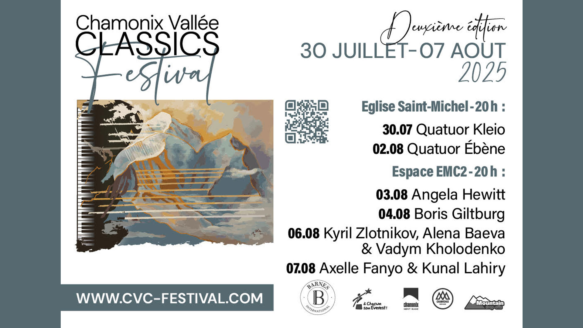 Chamonix Vallée Classics Festival - 04/08