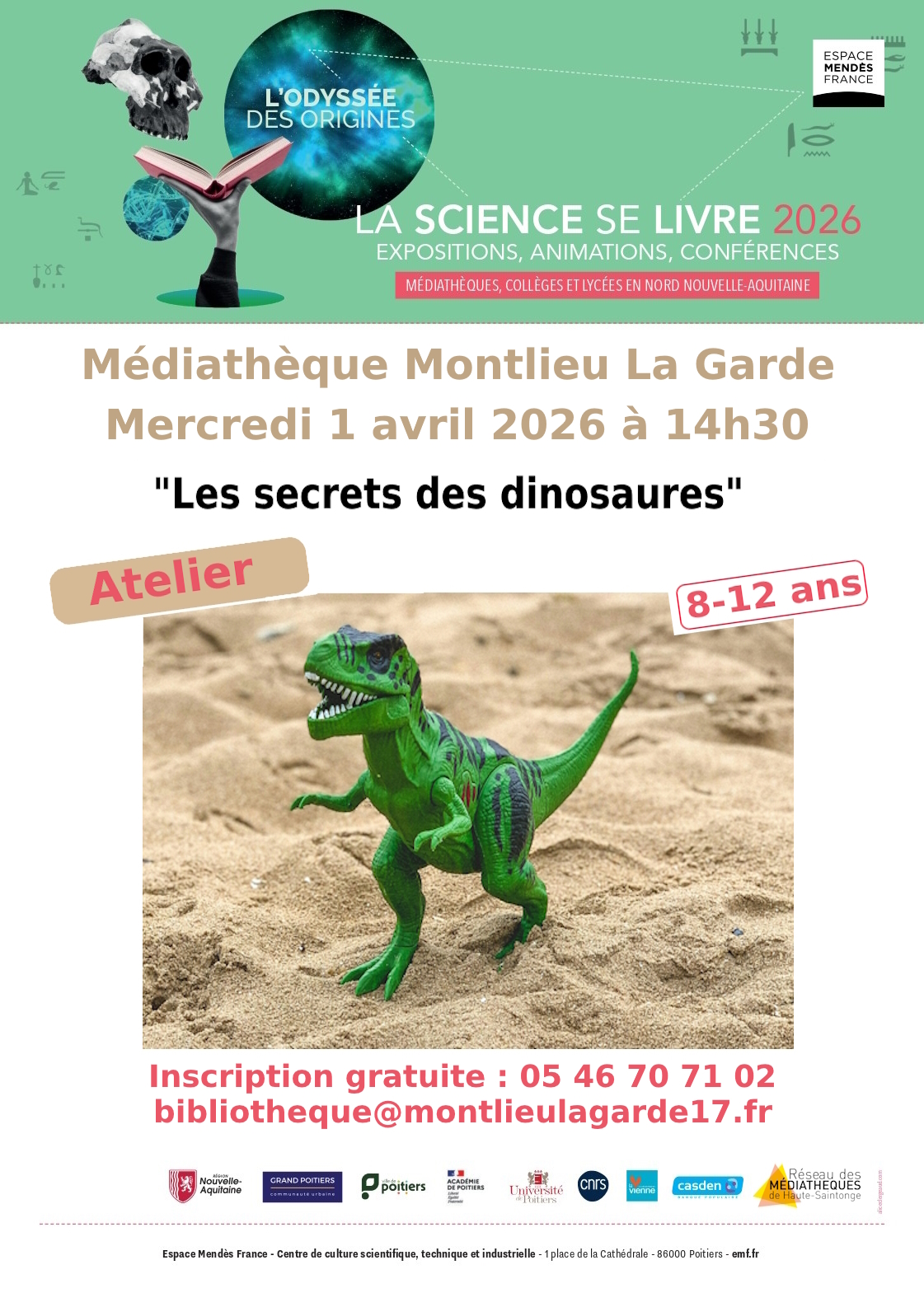 Atelier "Les secrets des dinosaures"