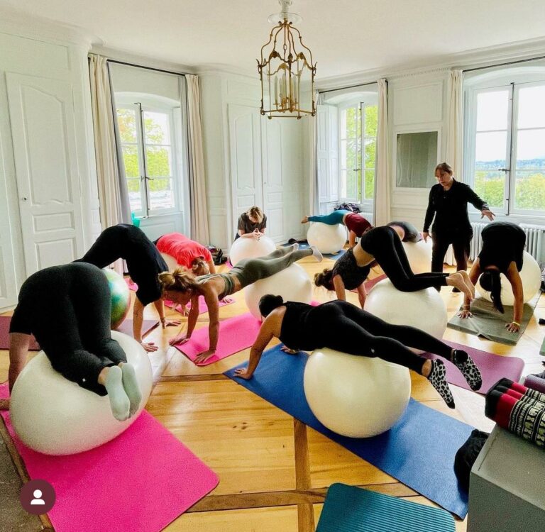 Yoga au château