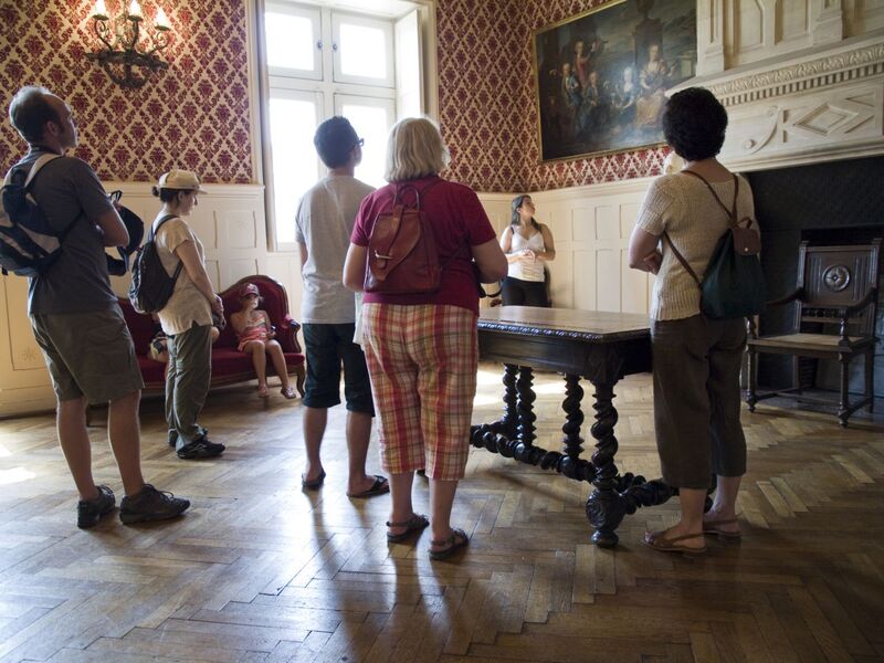 Visite du château de Jonzac