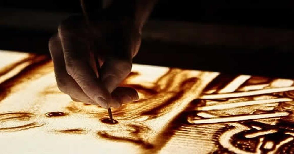 Spectacle - Dessin sur sable_Bormes-les-Mimosas