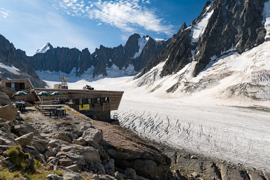 Refuge d'Argentière - glacier