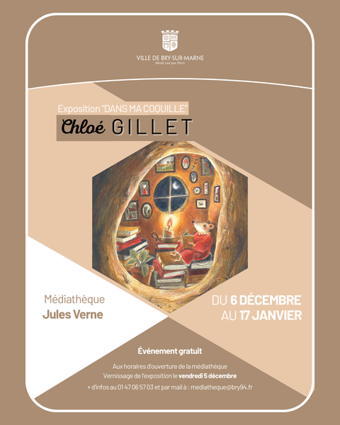 Exposition gratuite du 6 décembre au 17 janvier 