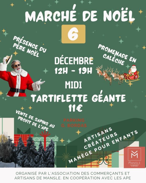 Marché Noël Mansle