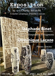 Exposition Stéphane Binet et Dominique Lacaze - Arts céramiques