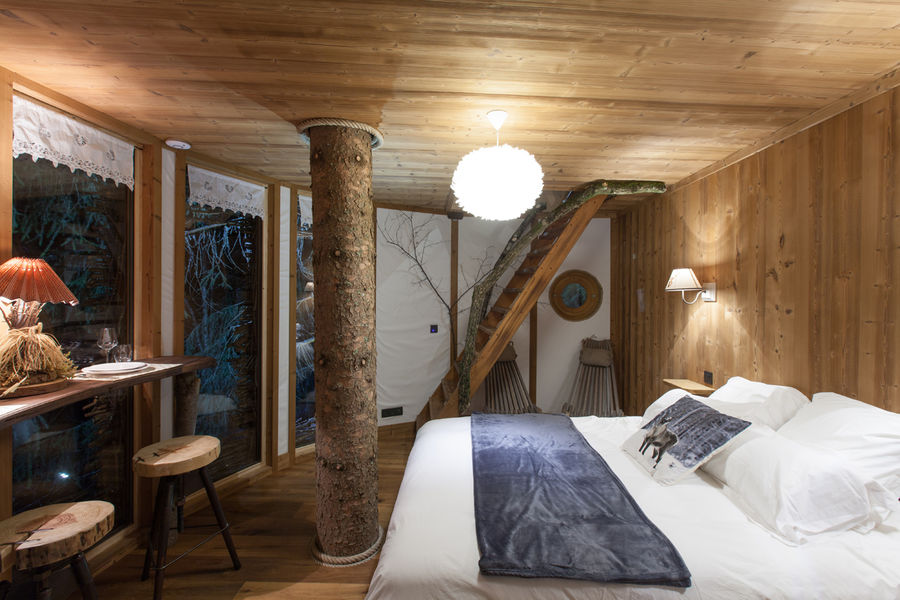 Cabane entre terre et ciel - Chambre