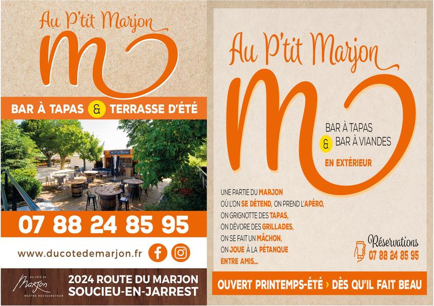Au P'tit  Marjon : bar à tapas et terrasse d'été_Soucieu-en-Jarrest