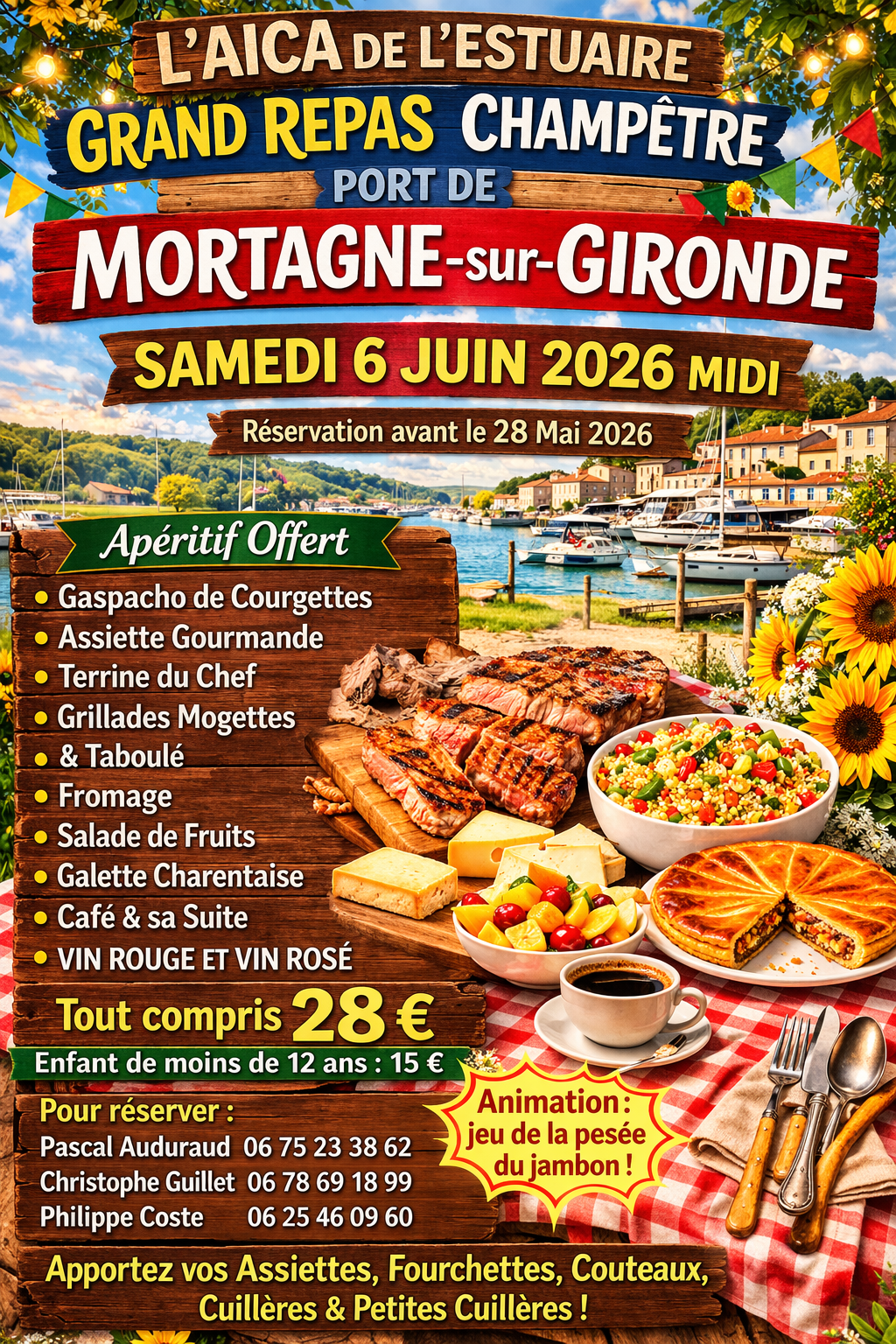 Grand repas champêtre