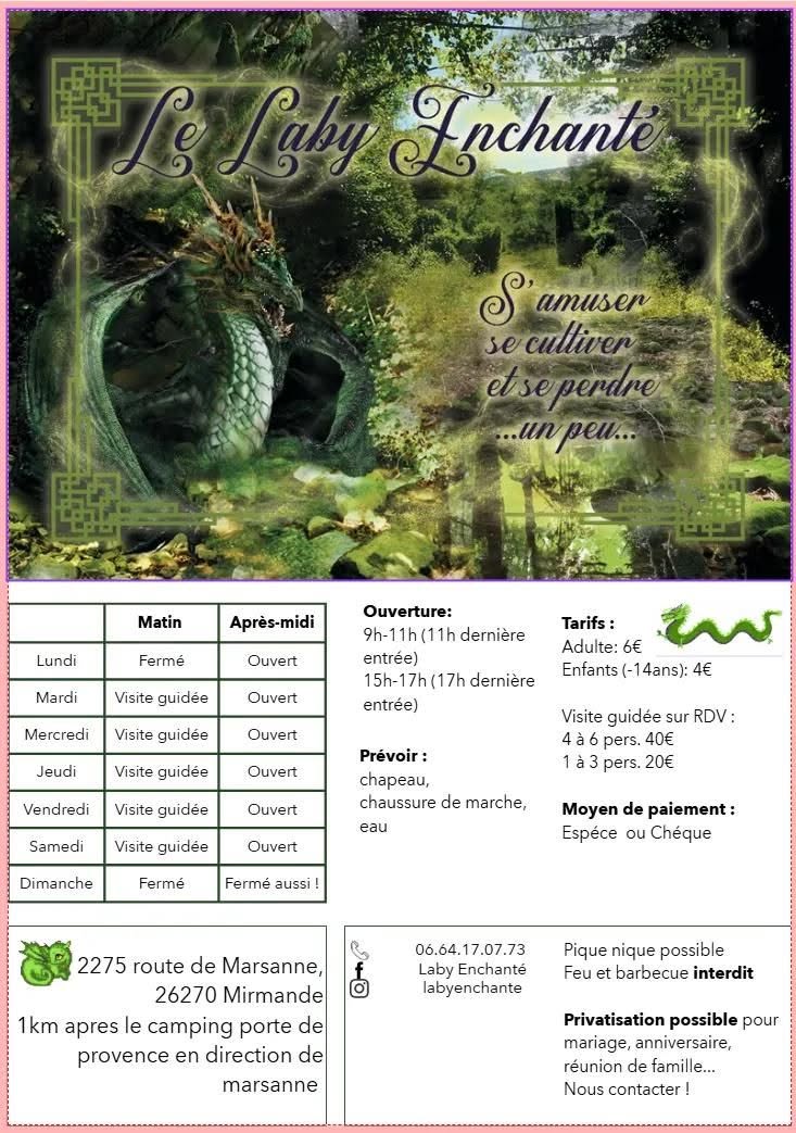 Le Labyrinthe Enchanté_Mirmande