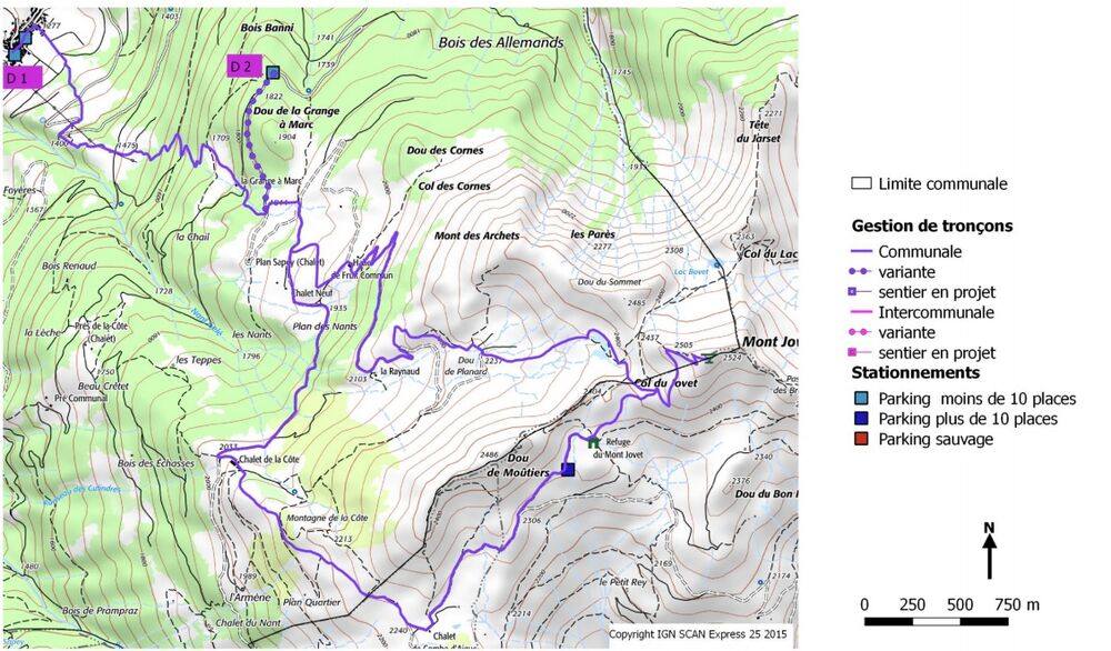 Sentier du Mont Jovet