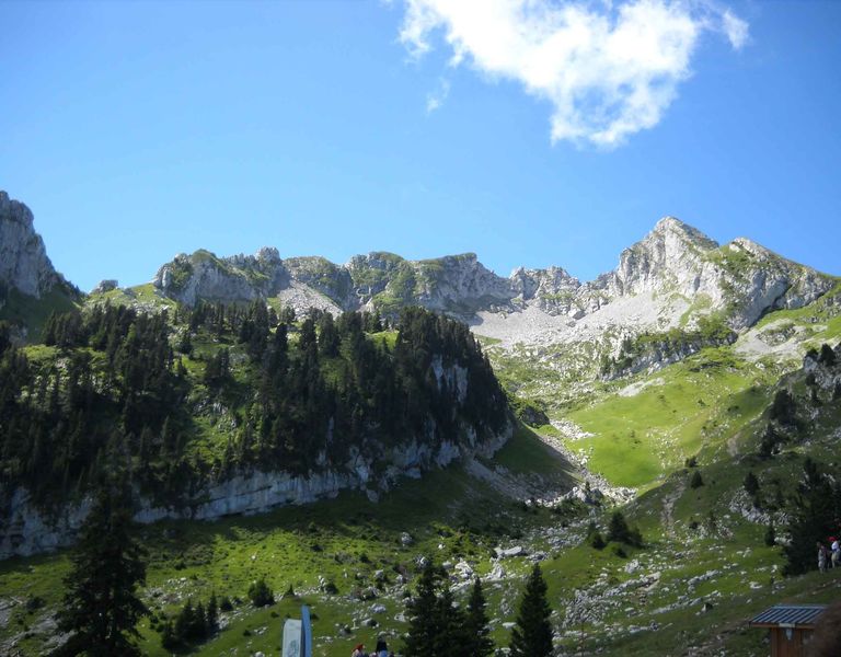 Seythenex la Sambuy via ferrata paysage
