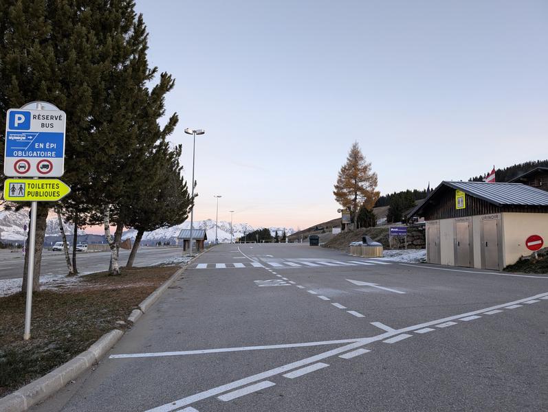 Parking du Col - Bus_Les Saisies