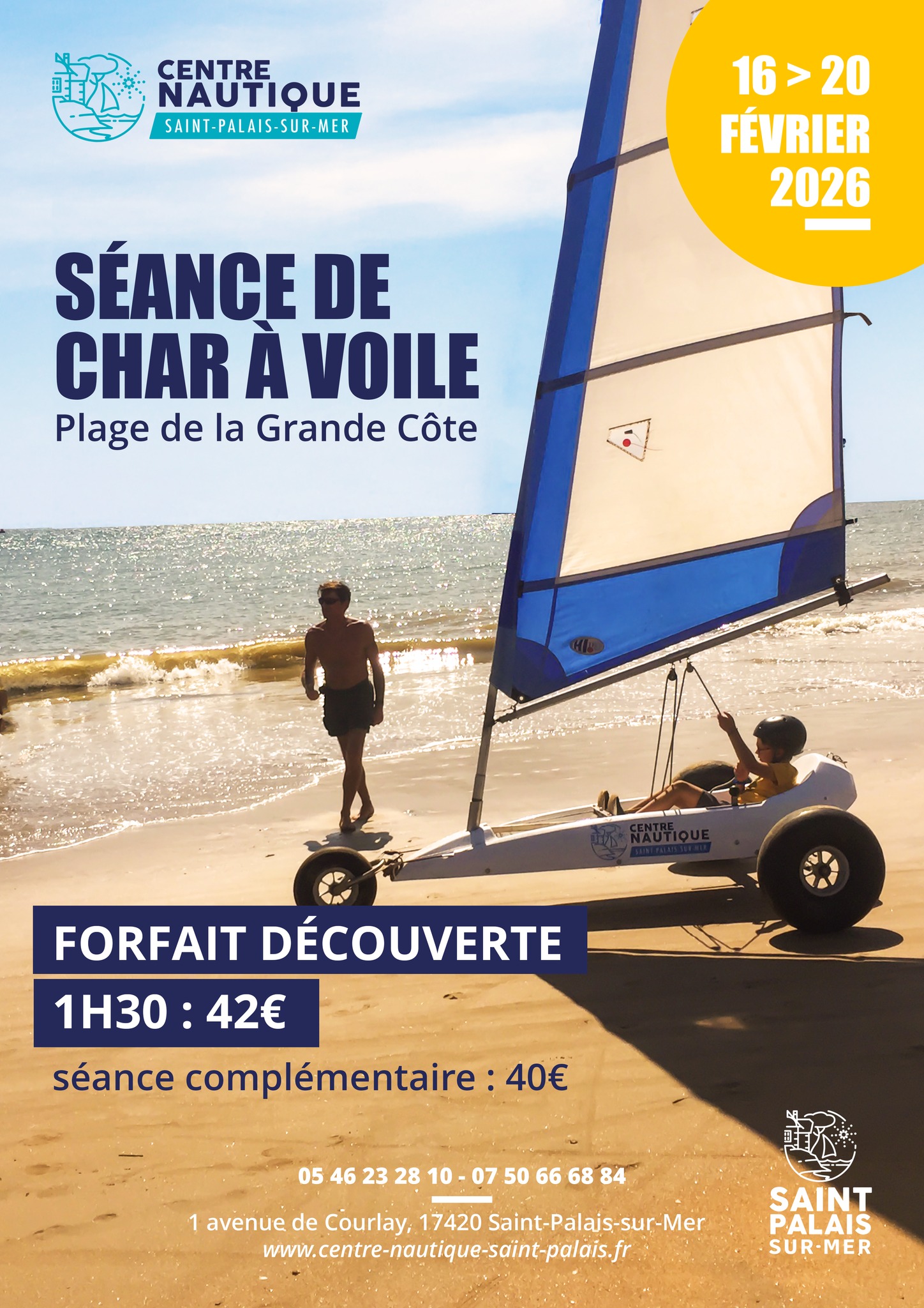 Séance de char à voile