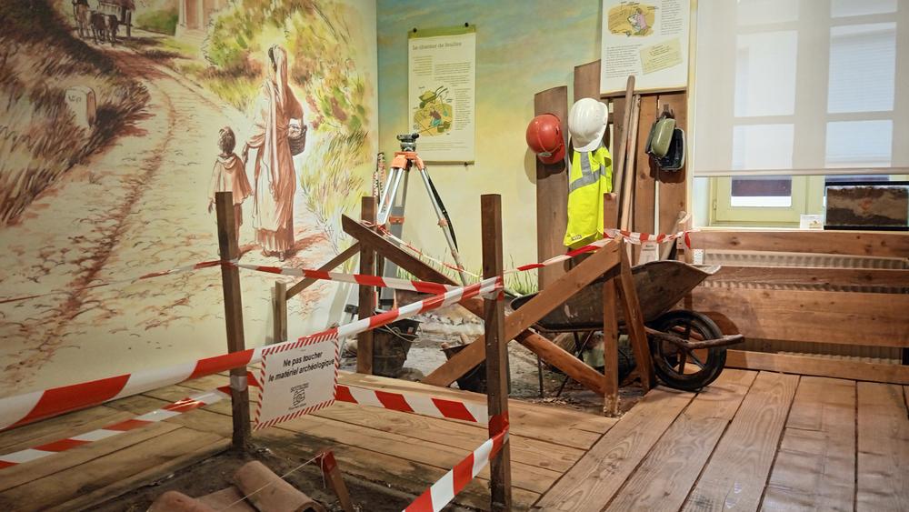 Chantier de fouille izernore