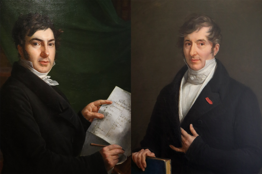 Portraits des frères Champollion