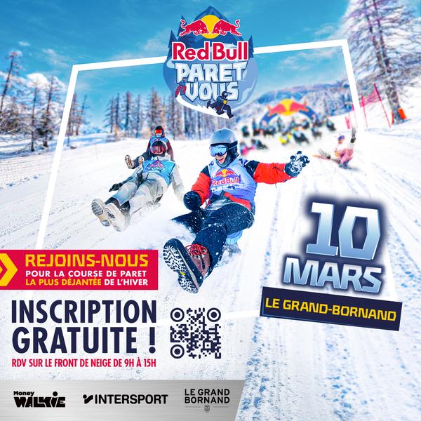 Ski alpin en nocturne : Redbull, paret et vous_Le Grand-Bornand