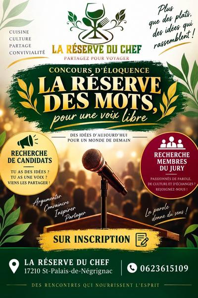 Concours d'éloquence à la Réserve du Chef