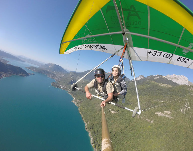 Vol deltaplane ascendance