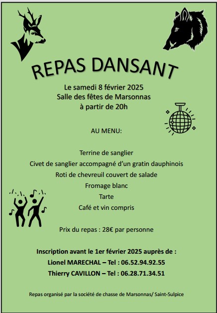 Flayer Repas Dansant