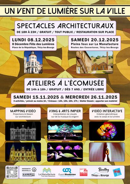 Un vent de lumière sur la ville - spectacles architecturaux