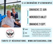 Journées Européennes du Patrimoine : croisière patrimoine