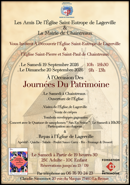 JEP 19 et 20 sept Chaintreaux