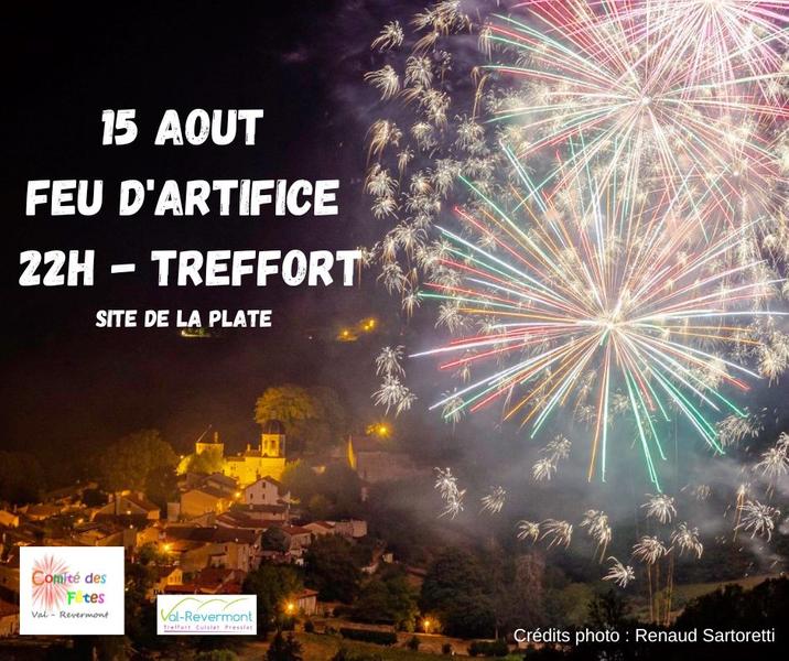 http://Feu%20d'artifice%20de%20Val-Revermont%20/%20Repas%20Paëlla%20/%20Bal%20Populaire