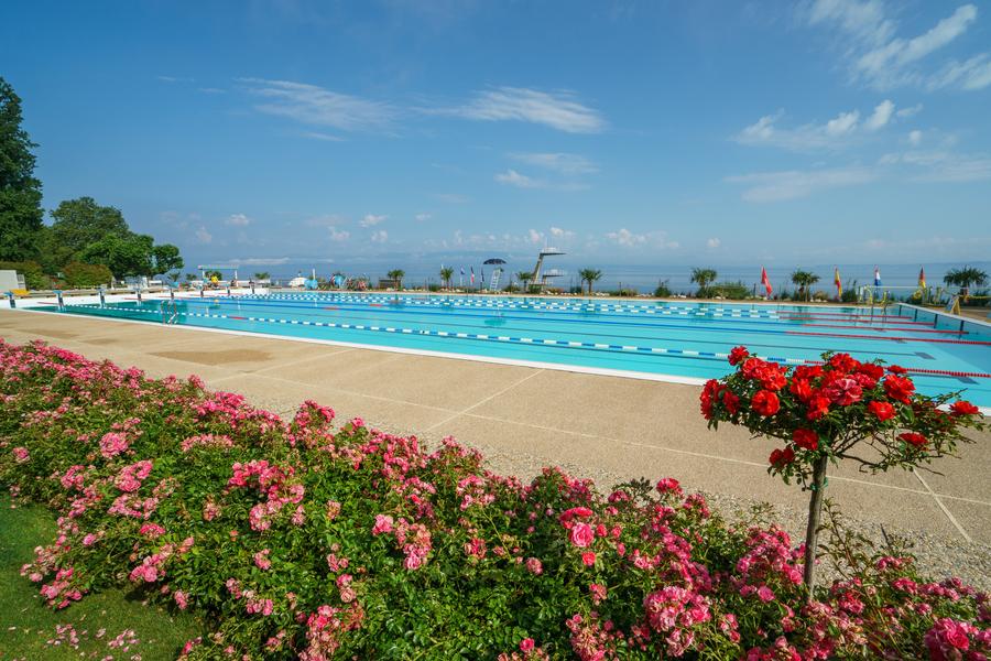 Evian swimming pool