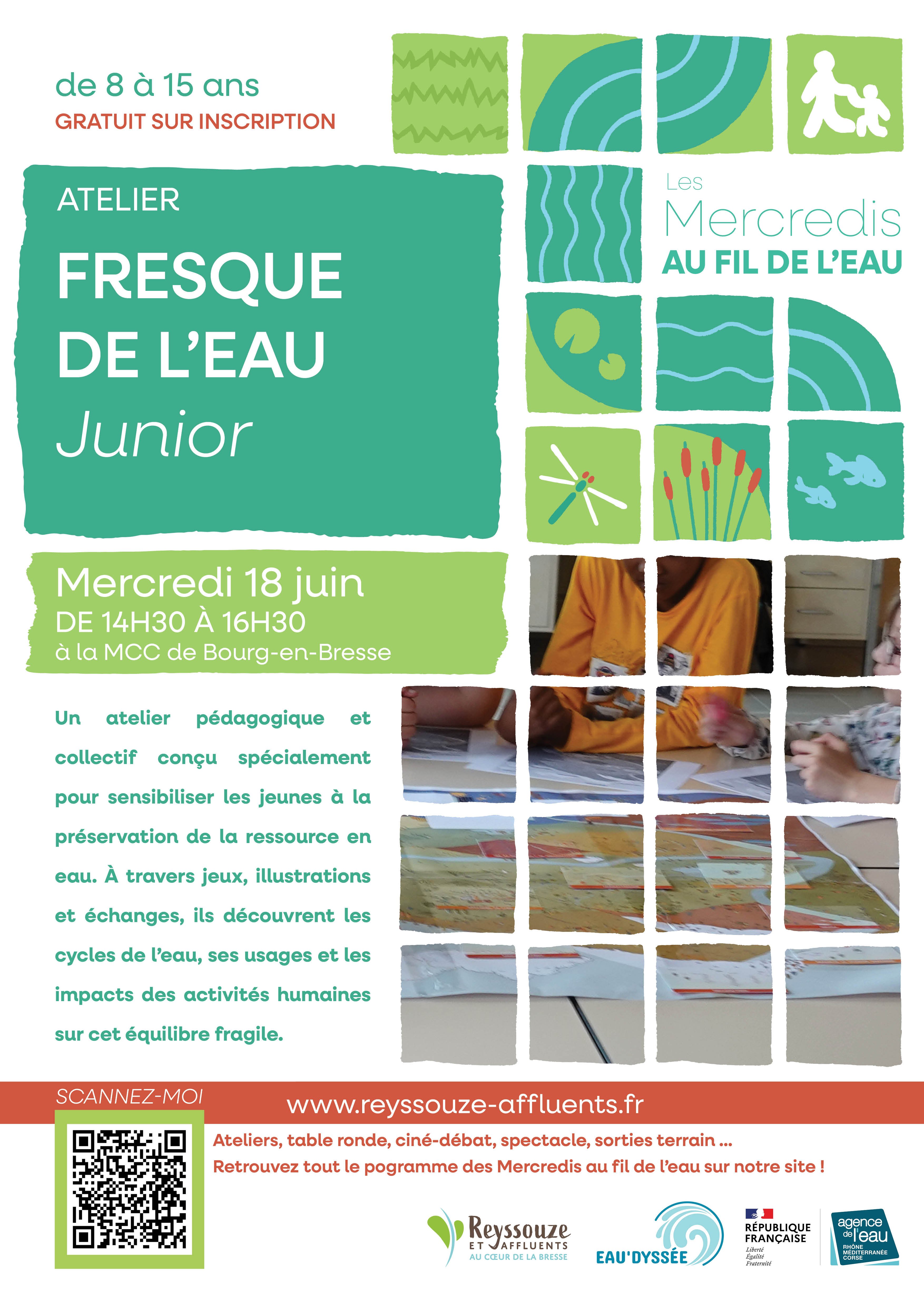 [Les Mercredis au fil de l'eau] Fresque de l'eau junior_Bourg-en-Bresse