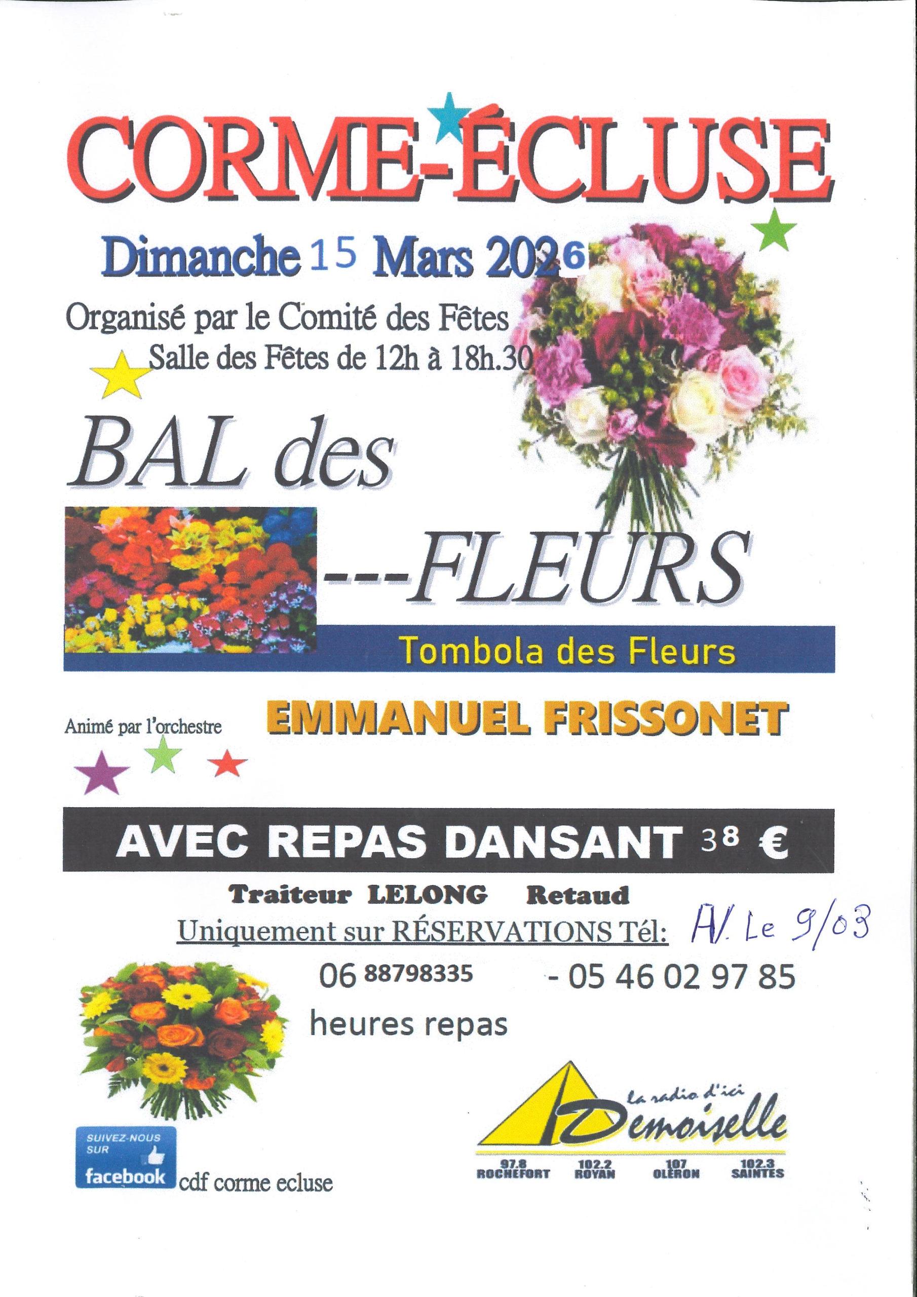 Bal des fleurs avec repas dansant