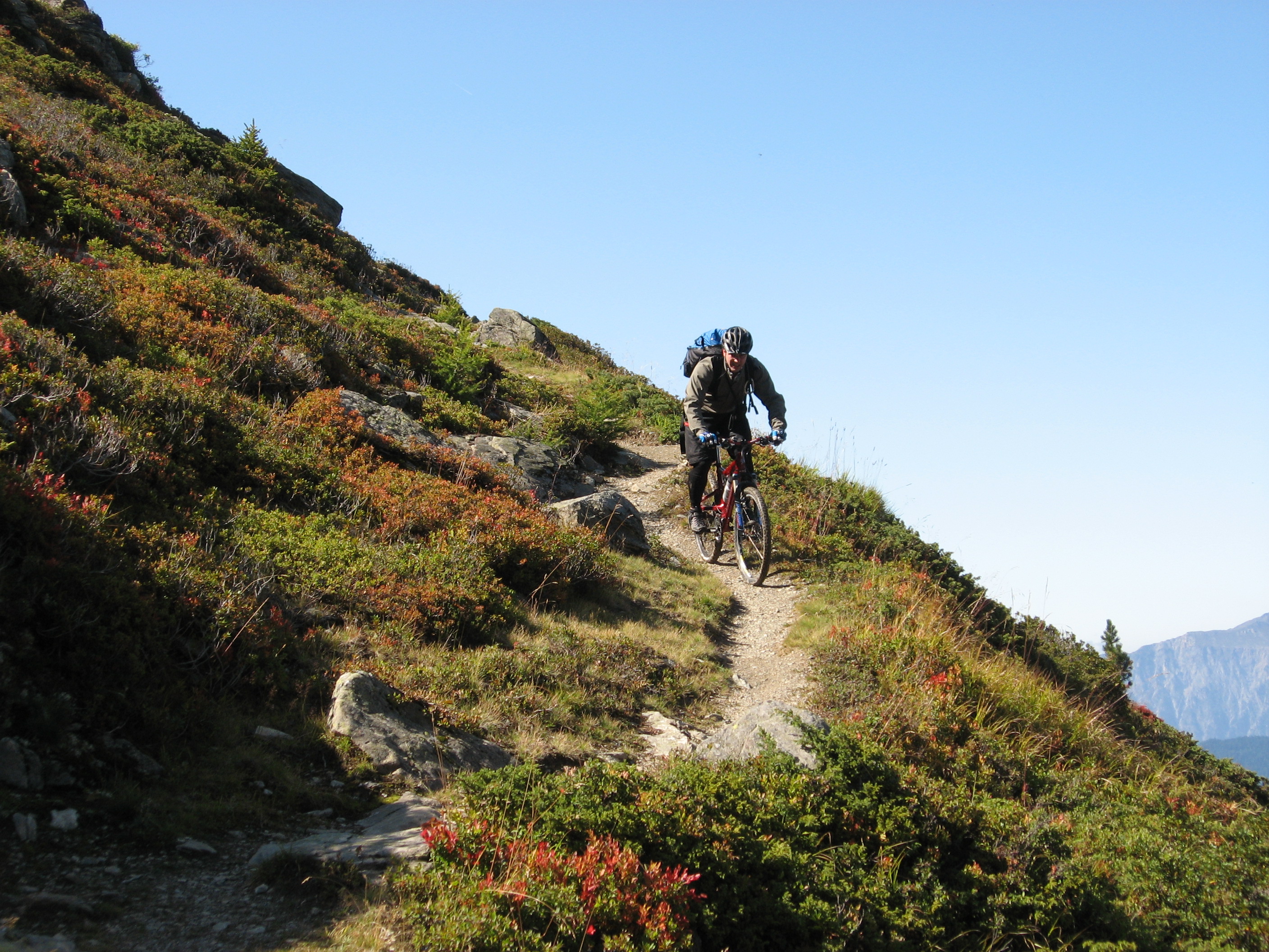 VTT en montagne