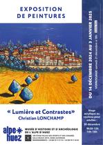 Exposition de peinture de Christian Lonchamp_Alpe d'Huez