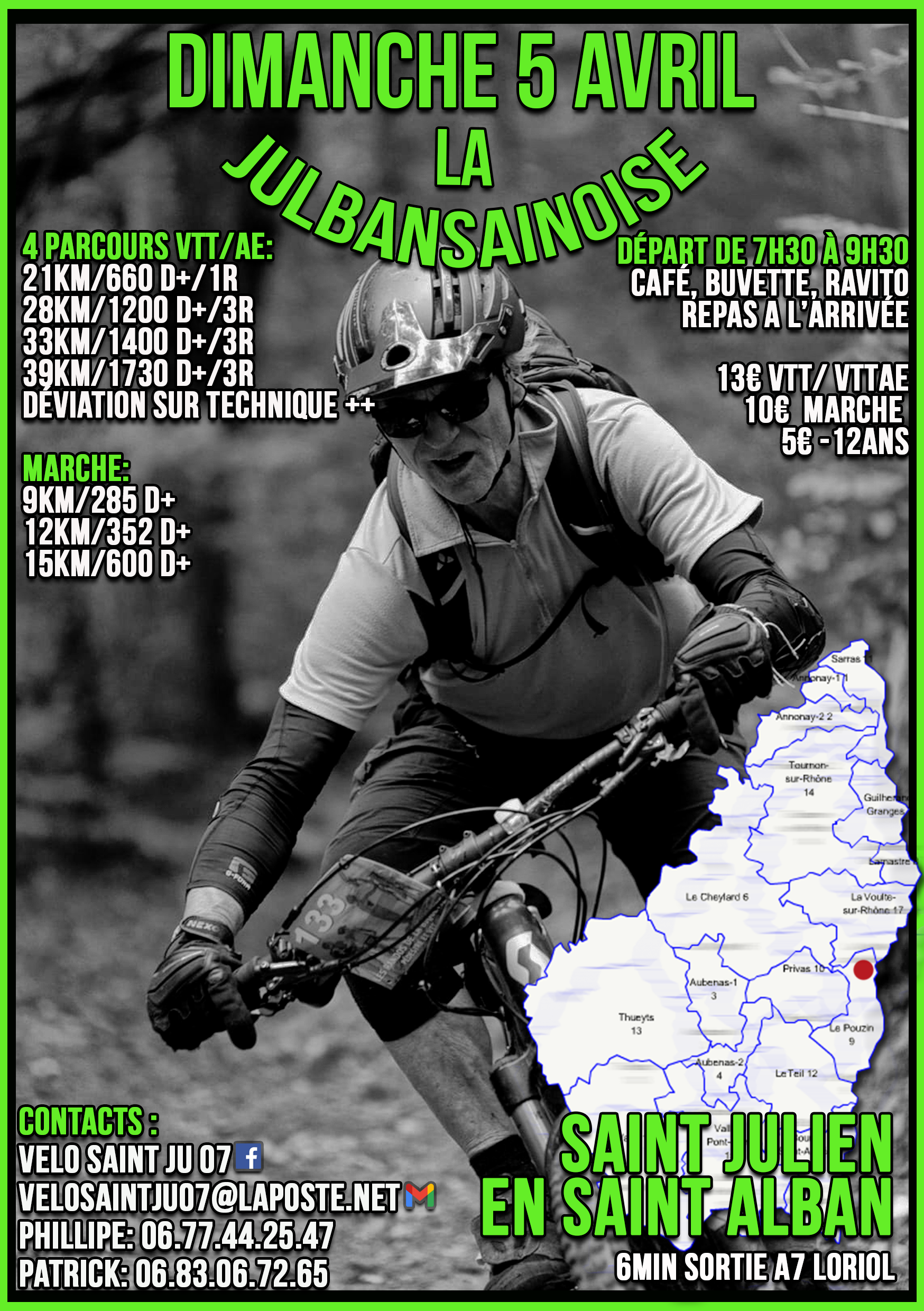 La Julbansainoise - Randonnée VTT/VTTAE/marche