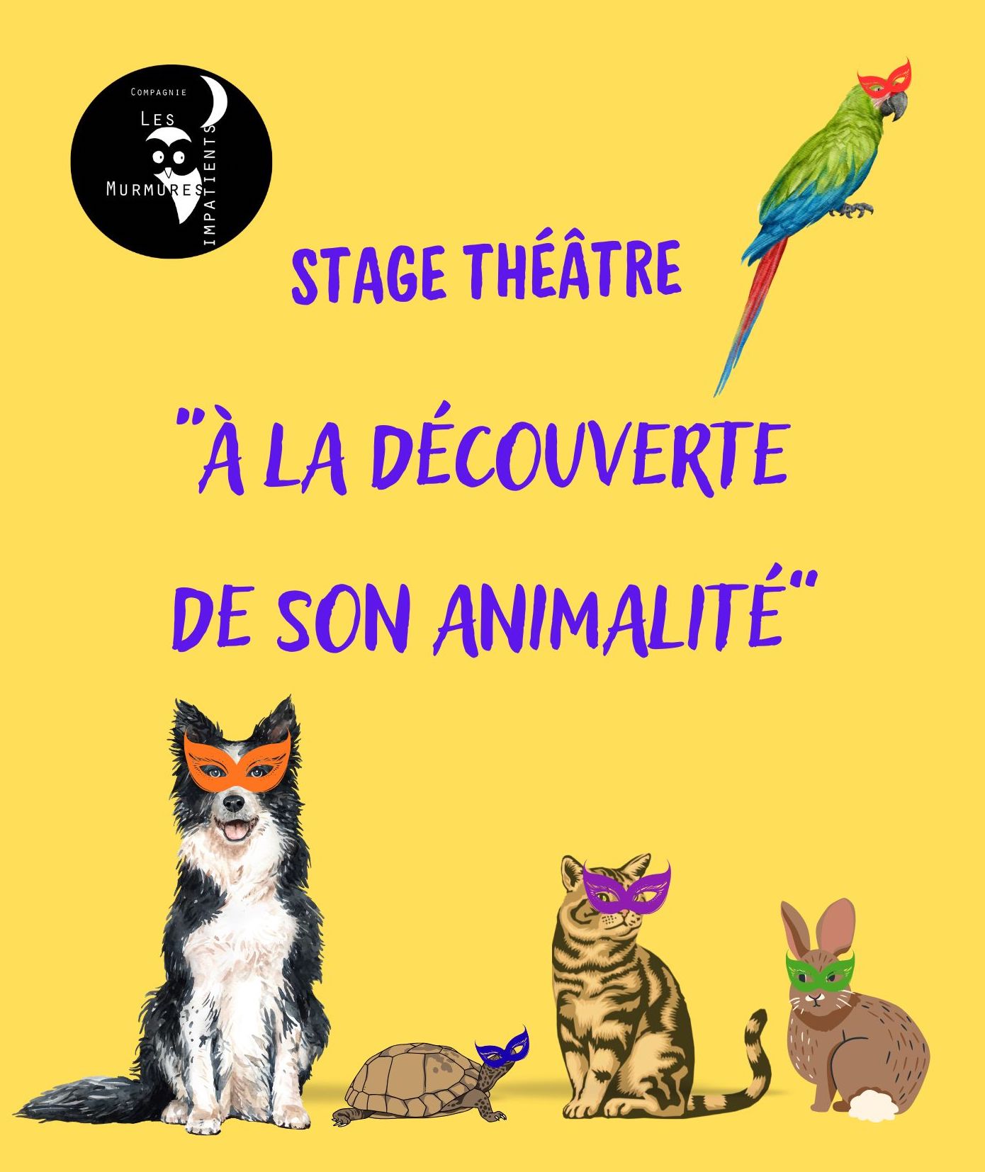 Théâtre  - stage "À la découverte de son animalité"