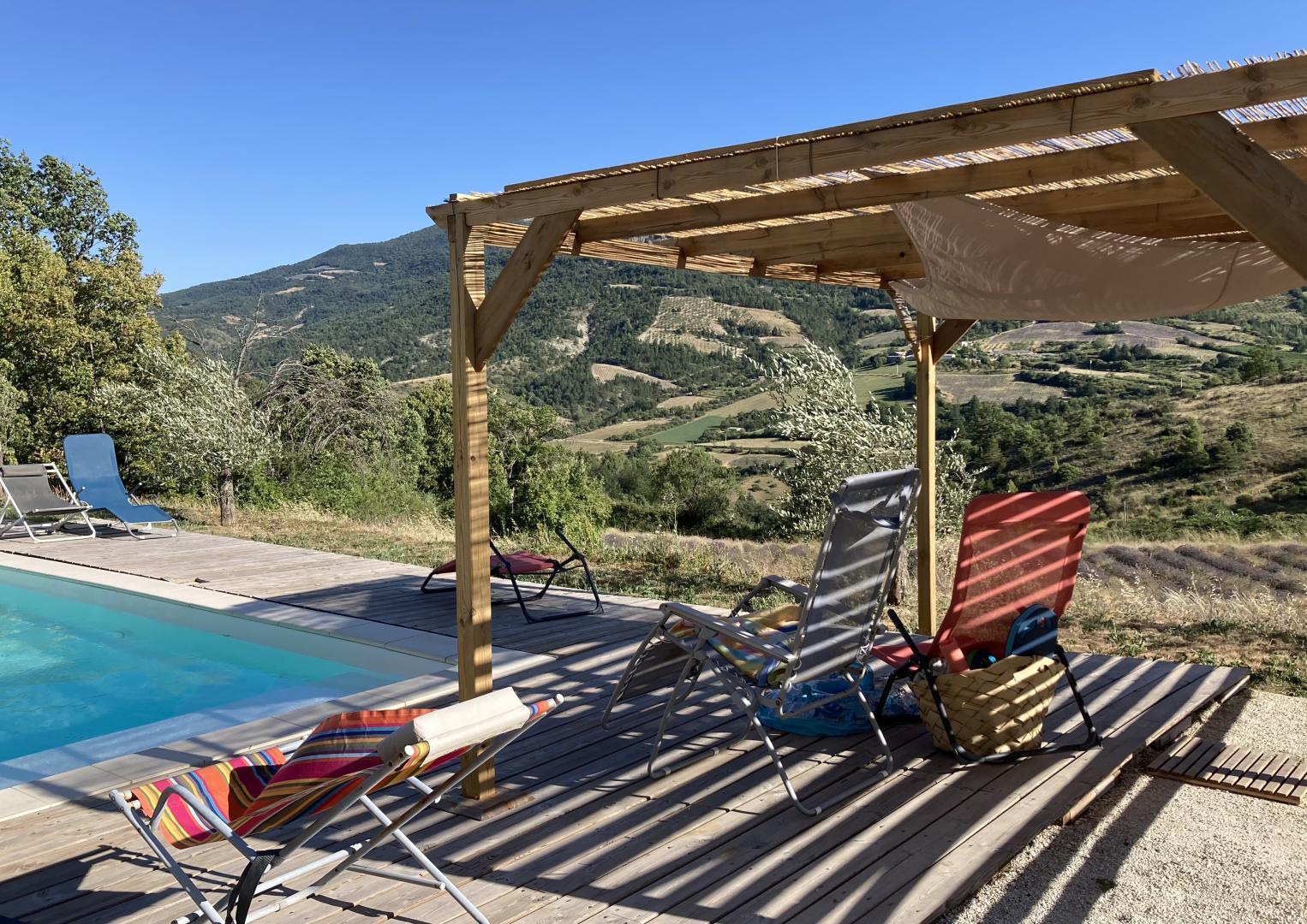 la piscine chauffée du 1er Mai au 30 septembre
