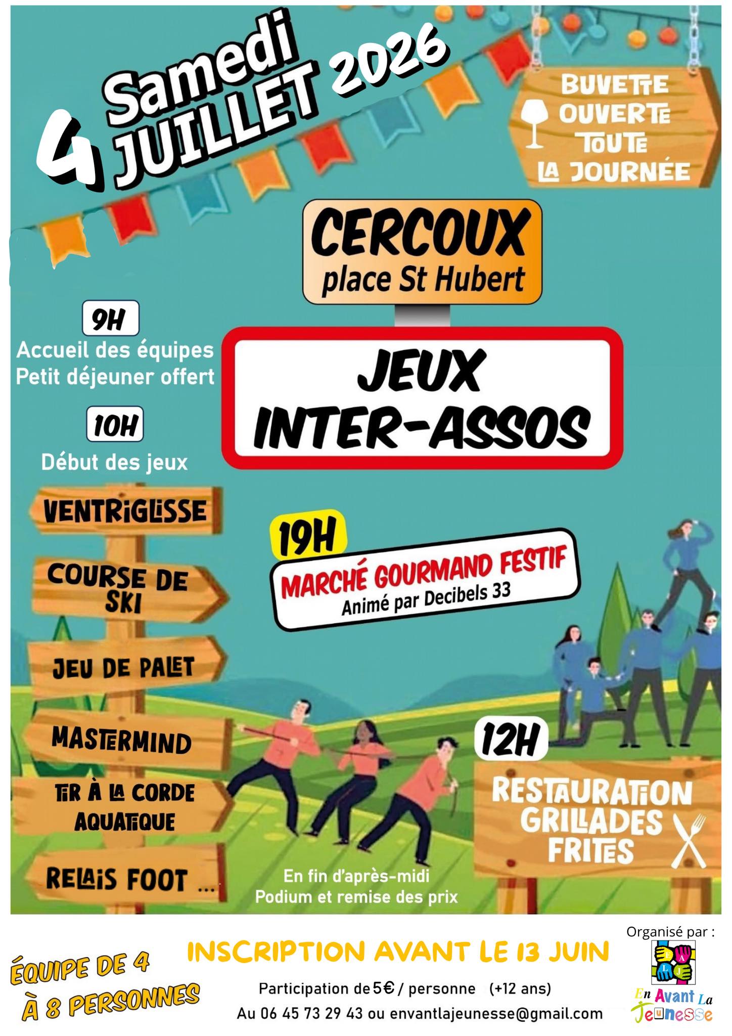 Marché gourmand et Jeux inter assos