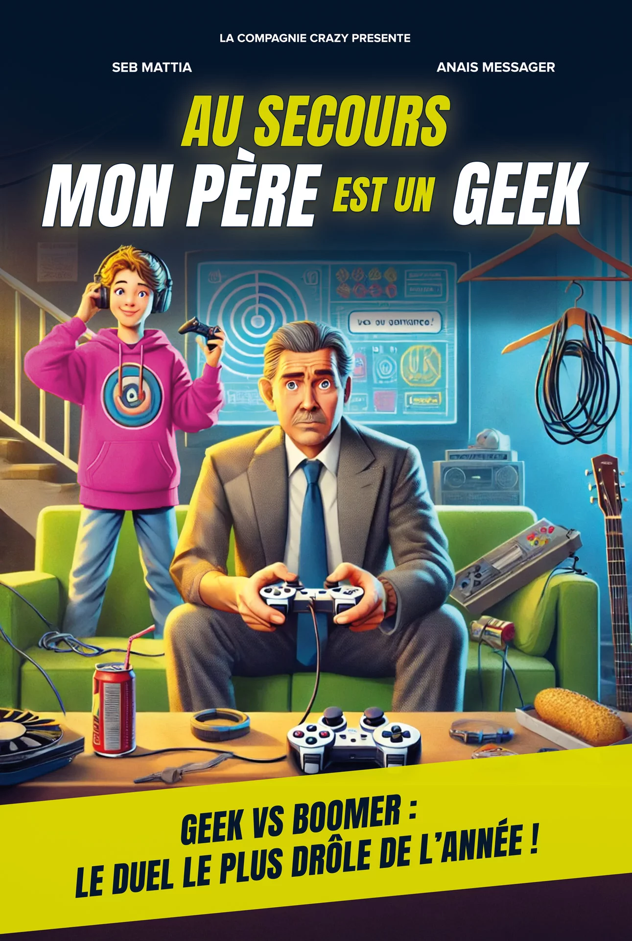 AU SECOURS MON PERE EST UN GEEK_Grenoble